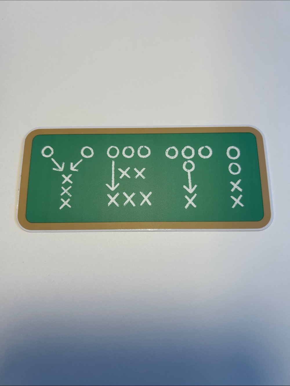 YETI Football Chalkboard Playbook Sticker